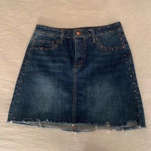 Cute, denim, midi skirt